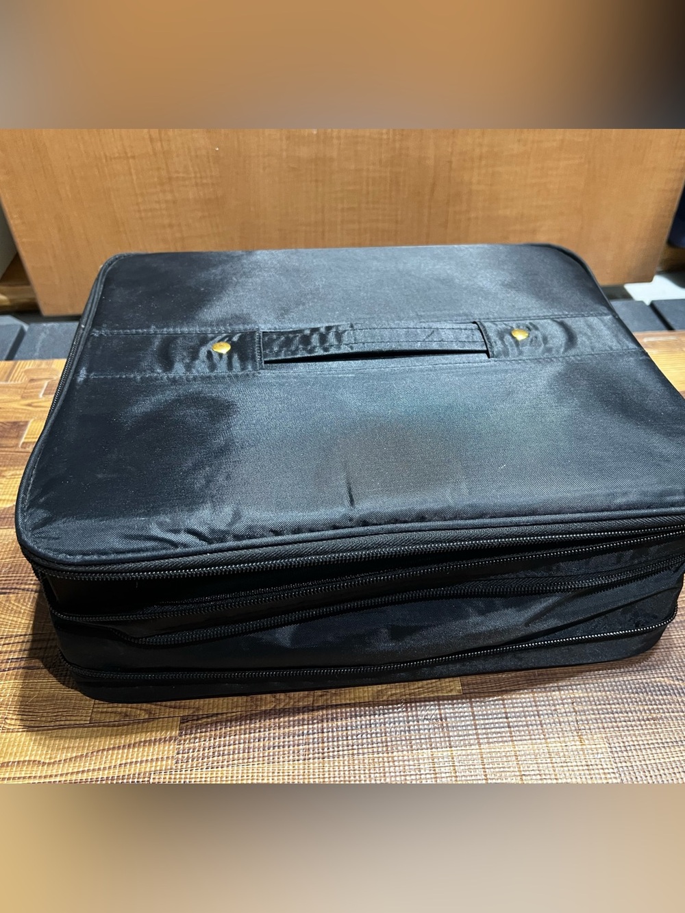 Black Jewelry storage Bag - Sleek Professional Carrying Case